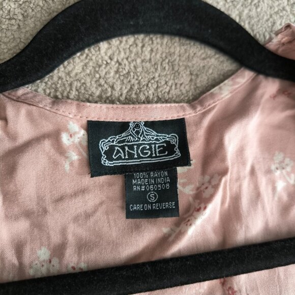 Angie Boho Hippie Gypsy Floral Japanese Coastal Fairy Festival Womens Kimono S - Picture 7 of 8